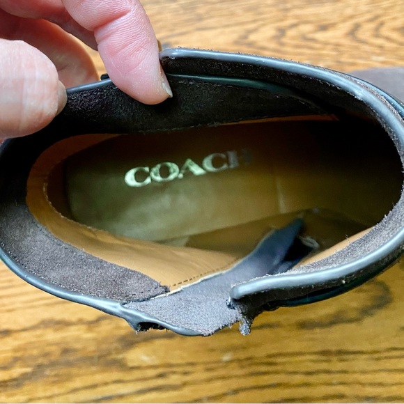 COACH SUEDE Turnlock ANKLE BOOTS BOOTIES 6.5M EXCELLENT Condition Worn Once - Picture 7 of 7